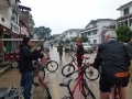 Leaving XingPing to bike to Yangshuo